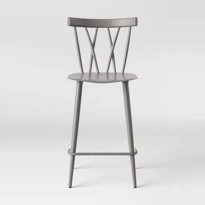 Becket Metal X Back Counter Height Barstool - Project 62™ 3 Becket Metal X Back Counter Height Barstool - Project 62™ - Image 2