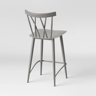 Becket Metal X Back Counter Height Barstool - Project 62™ 5 Becket Metal X Back Counter Height Barstool - Project 62™ - Image 4