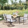 2pc Henning Swivel Outdoor Patio Dining Chairs Rocking Chairs Black - Project 62™ -Project 62 GUEST 0bb9bee4 9e4e 42c8 85e1 7281994932ca 1