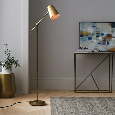 Cantilever Floor Lamp Brass - Project 62 6 Cantilever Floor Lamp Brass - Project 62 - Image 5