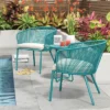 Fisher 3pc Deep Seating Patio Chat Set - Blue-Green - Project 62™ -Project 62 GUEST 1707755c c8c3 4ef7 8ec0 f6d10042be3a