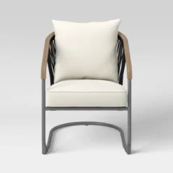 2pc Apex Mixed Materials Motion Outdoor Patio Chairs, Club Chairs Brown - Project 62™ -Project 62 GUEST 25134279 b512 40a9 bbff a0e1bc6a5c59