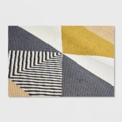 7' X 10' Austin Tile Outdoor Rug Gray/Yellow - Project 62™ -Project 62 GUEST 264e1370 1406 48bb 886d 4fdc59f06c49