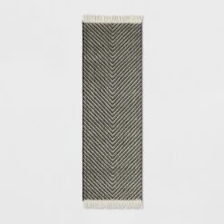 Chevron Woven Area Rug Black/White - Project 62™ -Project 62 GUEST 28547546 c100 4e47 9ef2 9e99263ec09b