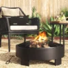 24" Round Wood Burning Fire Pit With Legs - Black - Project 62™ -Project 62 GUEST 2b3d2001 9ca4 4713 a6fe 0a5e472f8f3e
