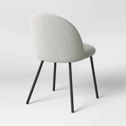 2pk Nils Metal Base Dining Chairs Gray Woven Fabric - Project 62™ -Project 62 GUEST 45a6c712 82aa 4778 97a5 304fda22d057