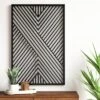 Geometric MDF Wood Wall Panel Black - Project 62™ -Project 62 GUEST 46492091 0da3 455d 8ba0 091f60f495c2
