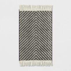 Chevron Woven Area Rug Black/White - Project 62™ -Project 62 GUEST 469405c2 0dcb 4104 9f69 6044d3be79fb