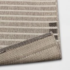 5' X 7' Uniform Stripe Outdoor Rug Cream - Project 62™ -Project 62 GUEST 614d6462 c25d 4534 b947 9ee13c532618