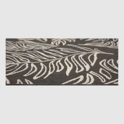 9' X 12' Leaves Outdoor Rug Black - Project 62™ -Project 62 GUEST 6159c83d 8bf4 4845 bc76 e6ac7e932b3b