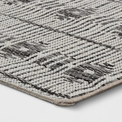 Retro Repeat Outdoor Rug Black - Project 62™ 4 Retro Repeat Outdoor Rug Black - Project 62™ - Image 2