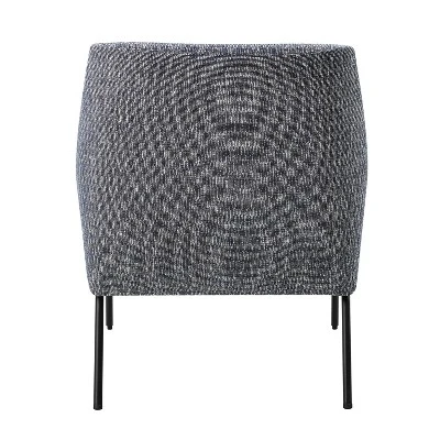 Glenn Mid-Century Modern Accent Chair Blue/White - Project 62™ 7 Glenn Mid-Century Modern Accent Chair Blue/White - Project 62™ - Image 5