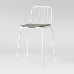 Set Of 2 Sodra Rounded Seat Wire Counter Height Barstool White - Project 62™ -Project 62 GUEST 84782dc7 4011 491b a421 e8fb07ba4dcc