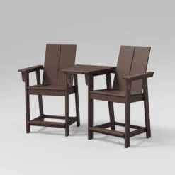 Moore 3pc POLYWOOD Patio Counter Chair Set With Connecting Table - Project 62™ -Project 62 GUEST 8de48af7 f7b4 4ed4 bde6 b15e0d2d1545