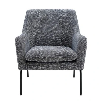 Glenn Mid-Century Modern Accent Chair Blue/White - Project 62™ 4 Glenn Mid-Century Modern Accent Chair Blue/White - Project 62™ - Image 2