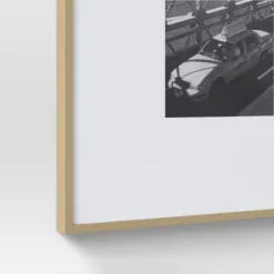 19.4" X 22.4" Matted To 11" X 14" Thin Gallery Oversized Image Frame Brass - Project 62™ -Project 62 GUEST b11ca66e 9eea 4367 8a4d b572dcf58125