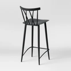 Set Of 2 Becket Metal X Back Barstool Black - Project 62™ -Project 62 GUEST d912b8e2 836e 4368 ba24 975c0b32cefb