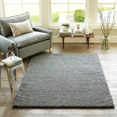 Solid Tufted Micropoly Shag Area Rug - Project 62 3 Solid Tufted Micropoly Shag Area Rug - Project 62