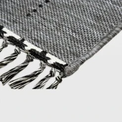 5' X 7' Linden Stripe Outdoor Rug Gray - Project 62â„¢