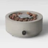10" Round Pipestone Patio Tabletop Fireplace - Gray - Project 62™ -Project 62 GUEST defef13d f2ee 4040 aa8c df3bf716a281