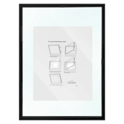 15.5" X 11.5" Float Thin Metal Gallery Frame Black - Project 62™ -Project 62 GUEST e2db8901 a83b 414f 962a b8031762eb82