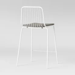 Set Of 2 Sodra Rounded Seat Wire Counter Height Barstool White - Project 62™ -Project 62 GUEST fd6b6989 7753 4361 b47a 9b542f9d026f