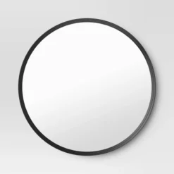 30" Flush Mount Round Decorative Wall Mirror - Project 62™ -Project 62 GUEST ff16e3ed 402e 4539 8afb 6e4312ba968c
